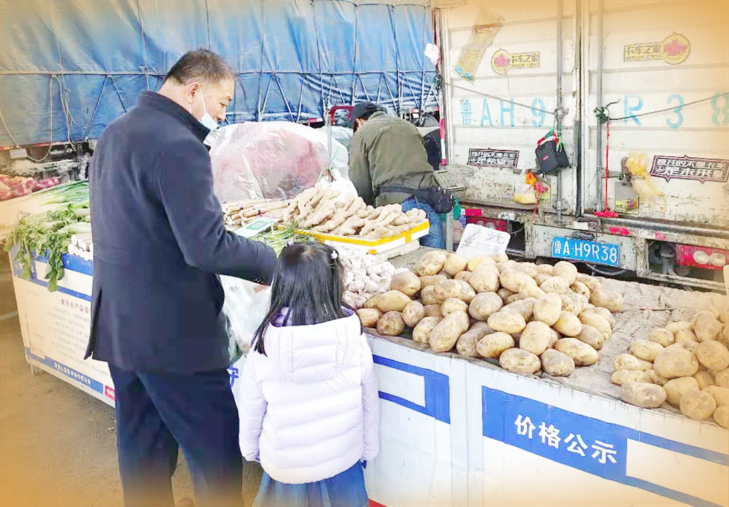记者探访济南菜价:菜商称浮动正常,降雪影响不大