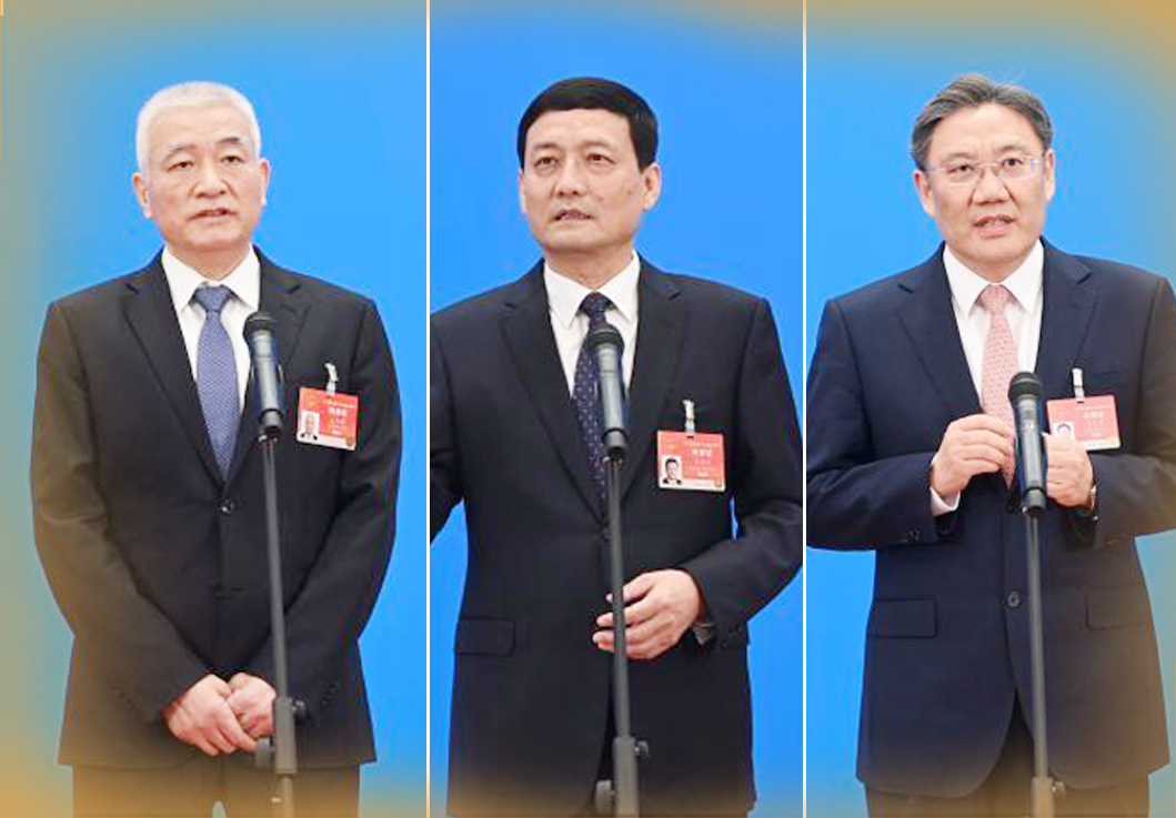 第二场“部长通道”开启,三位部长回应热点话题