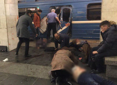俄圣彼得堡遭恐袭 10人遇难37人受伤