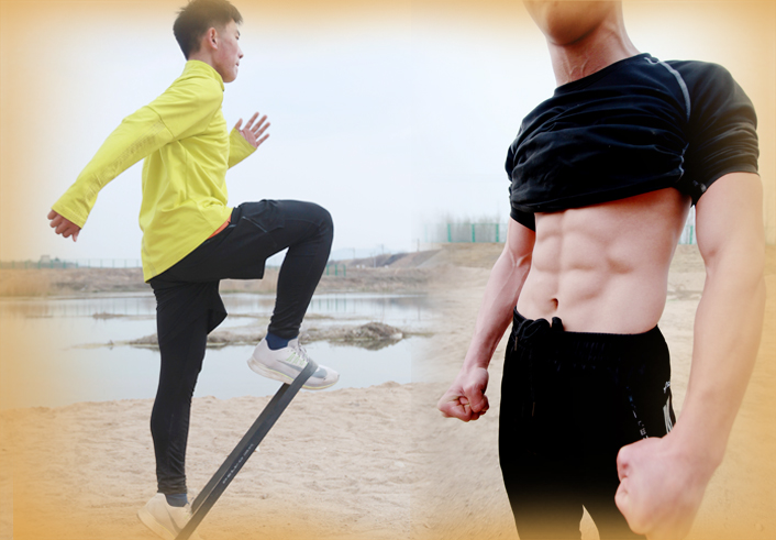 河边体育课 青春不止步