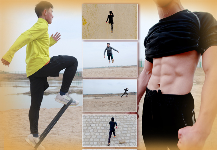 河边体育课 青春不止步