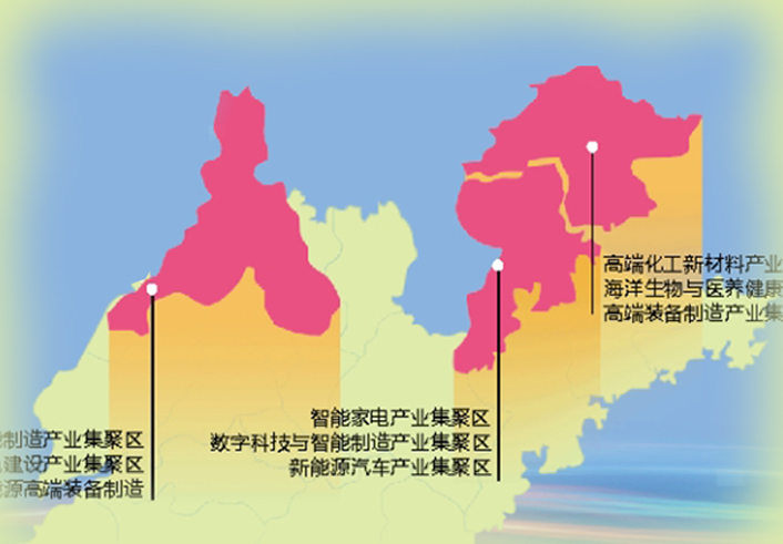 聚焦日韩欧美,打造九大产业集聚区