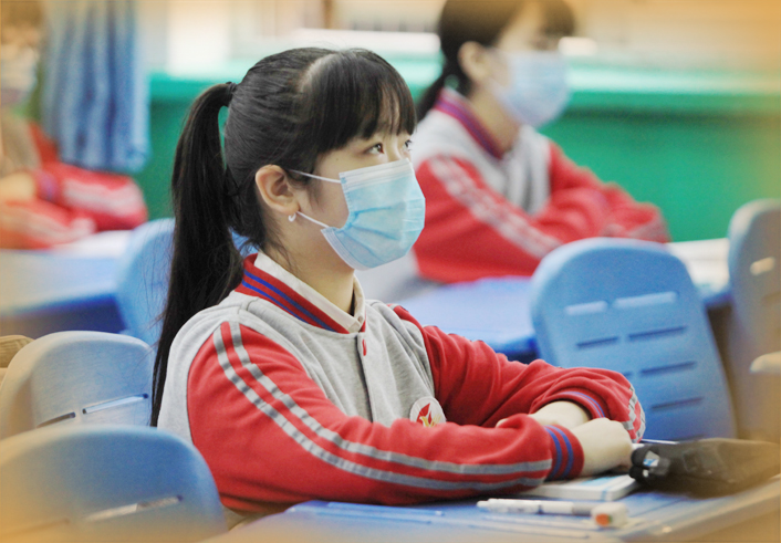 济南初三学生返校