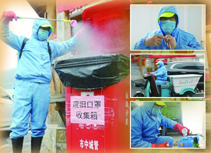 环卫工老李年后无休