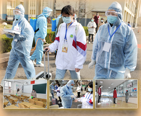 开学后咋进校园 老师们“演”给你看