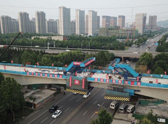 济莱高铁顺利跨越世纪大道 省内“2小时”交通圈来了