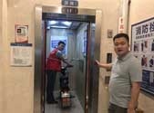 电动车想上楼?电梯自动报警!