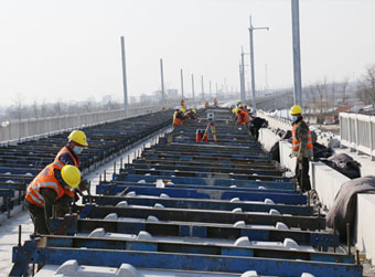 郑济高铁打下山东段“第一桩”